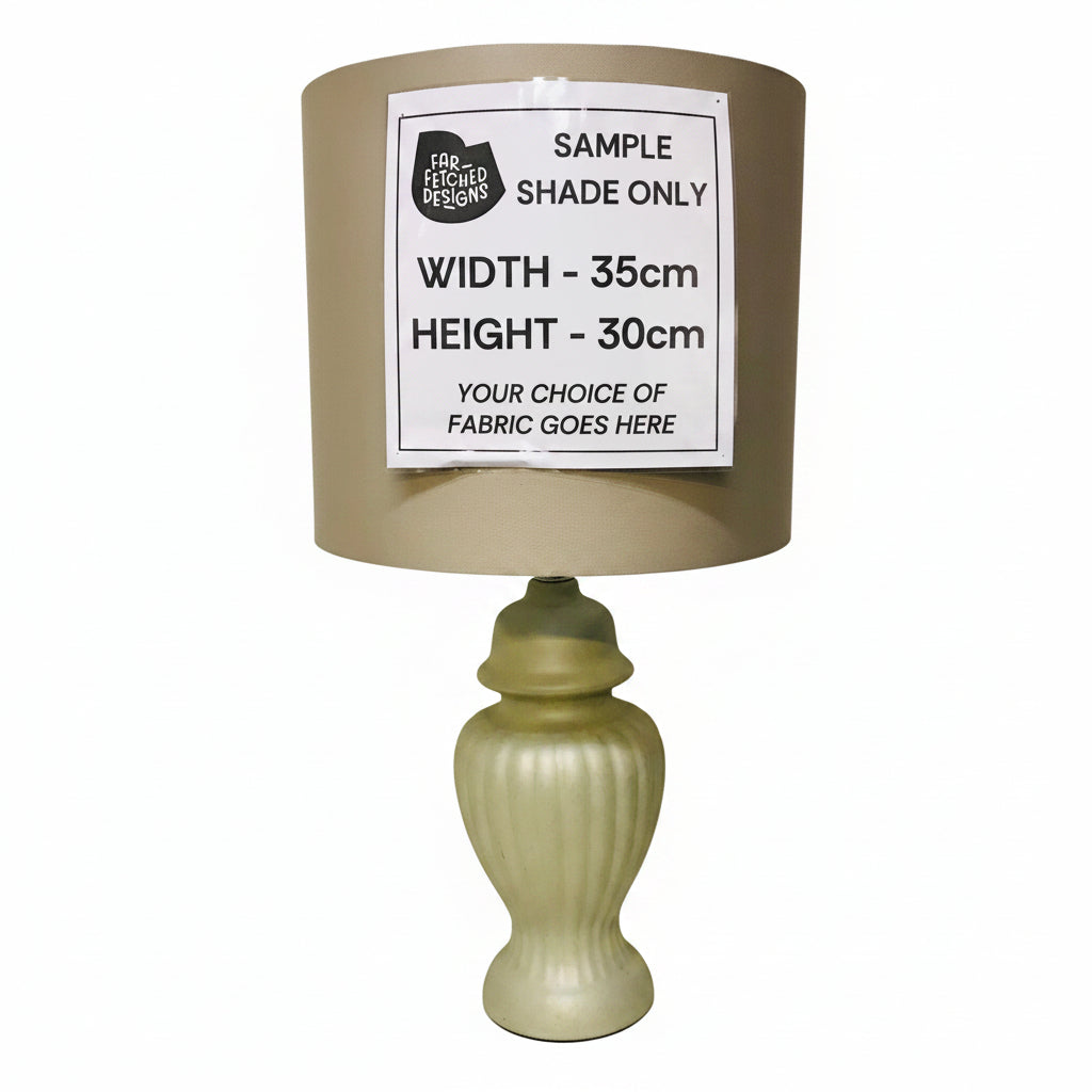 Lamp Base Only - Sage Urn Shaped matt Ceramic Table Lamp