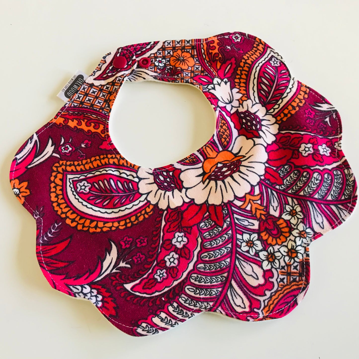 Bibs - Handmade Scalloped baby and toddler bib