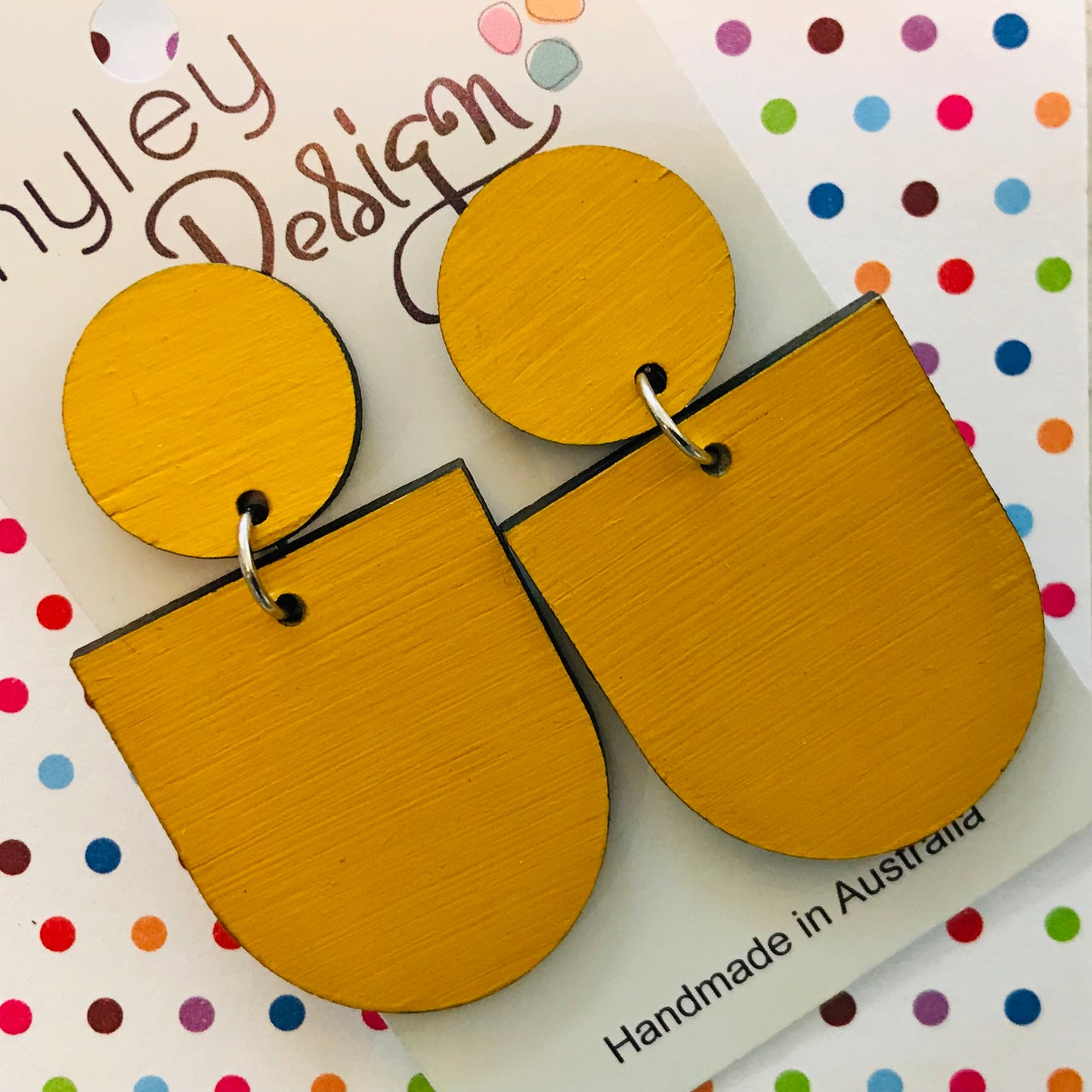 Twin Drop Statement Earrings