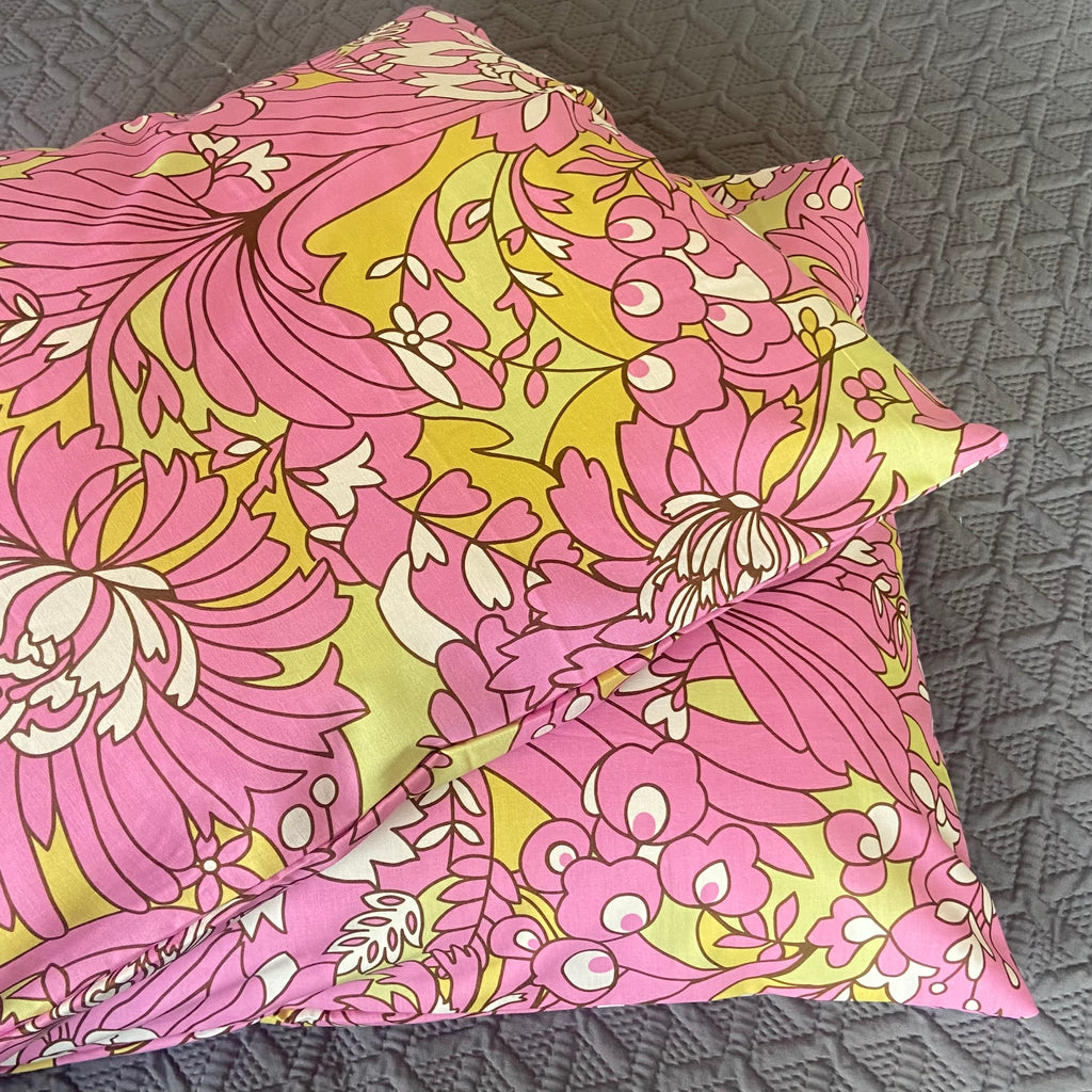 Pillow Case Set - Retro Floral (set of 2)