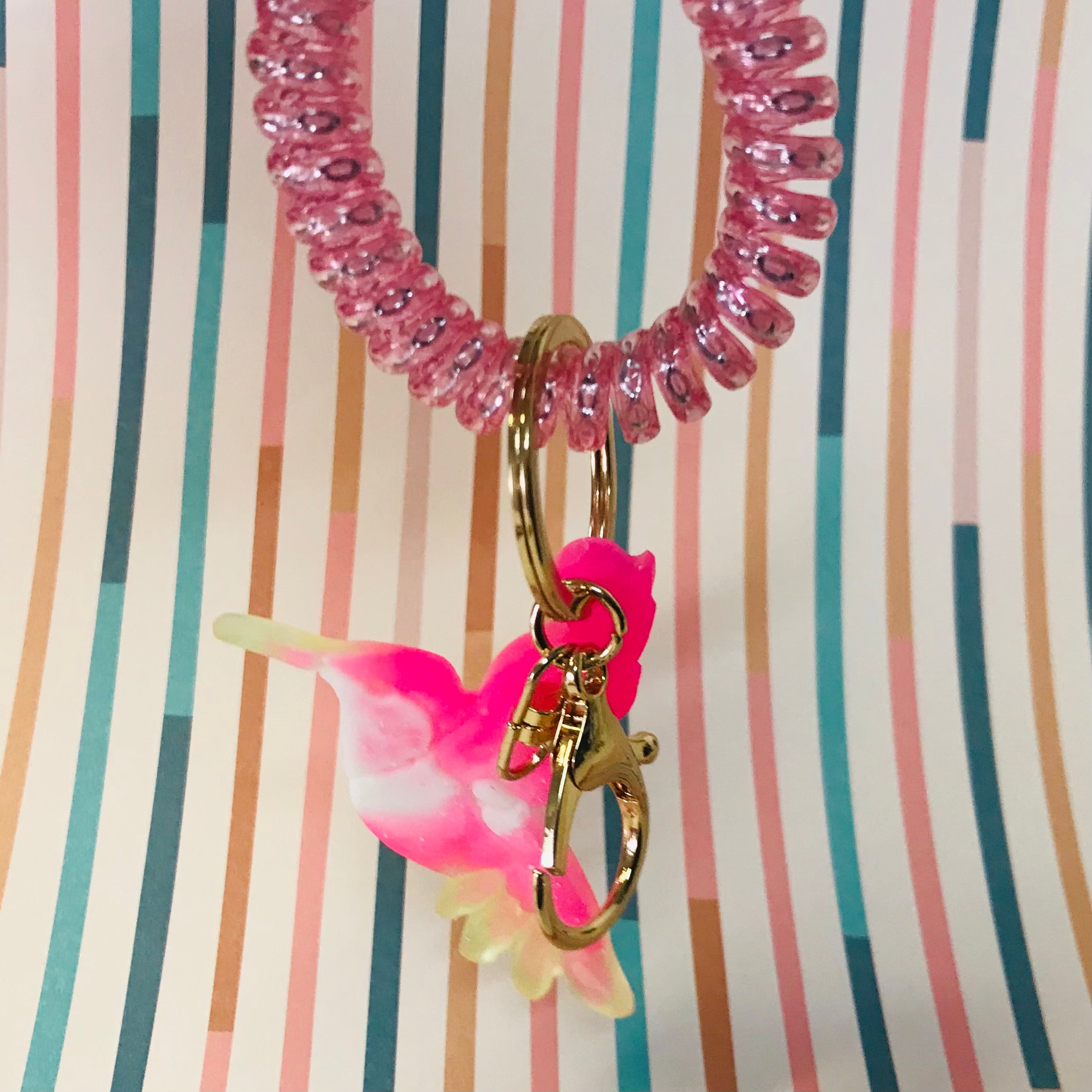 Eco Resin Bracelet Keychains