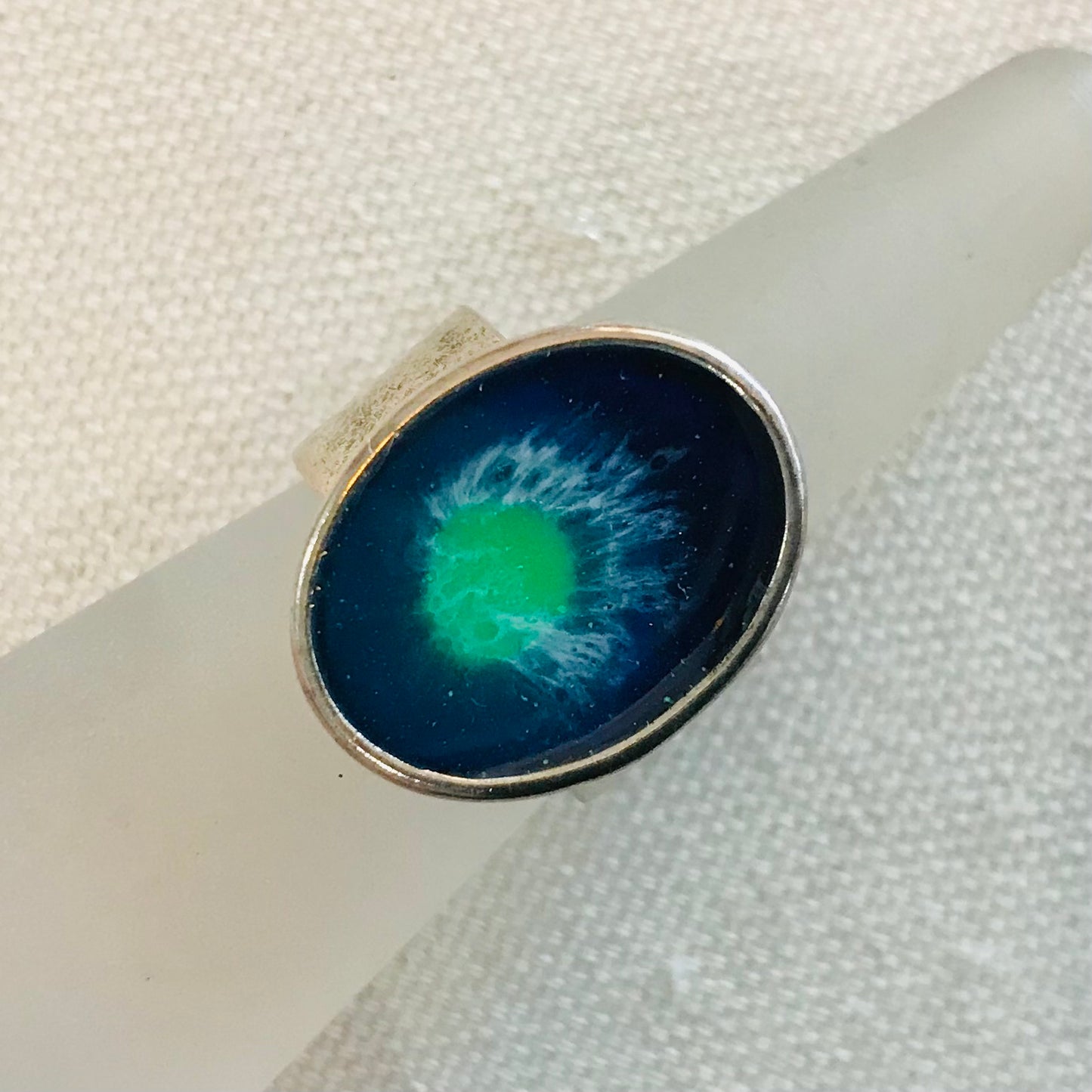 Mixed Metal & Resin adjustable rings