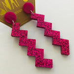 Zig Zag Dangle Earrings