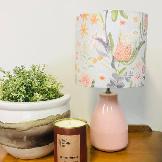 Custom Lamp Shade only - Bottle Brush Pastel