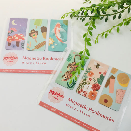 Illustrated Magnetic Bookmark