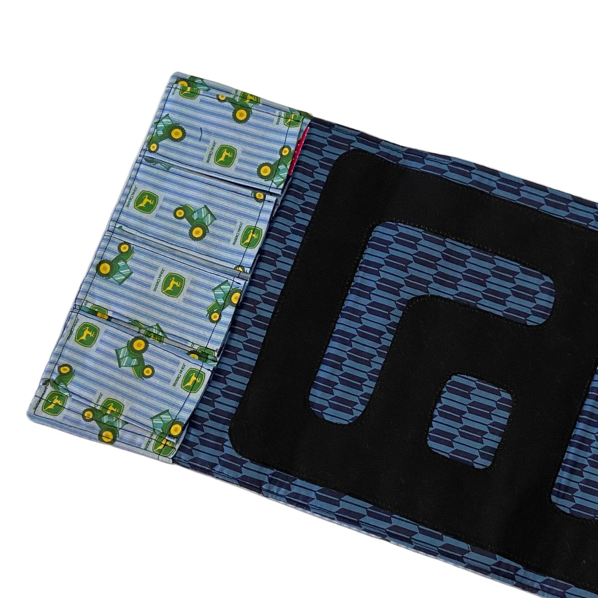 Handmade Fabric Toy Car Travel Roll Wallet