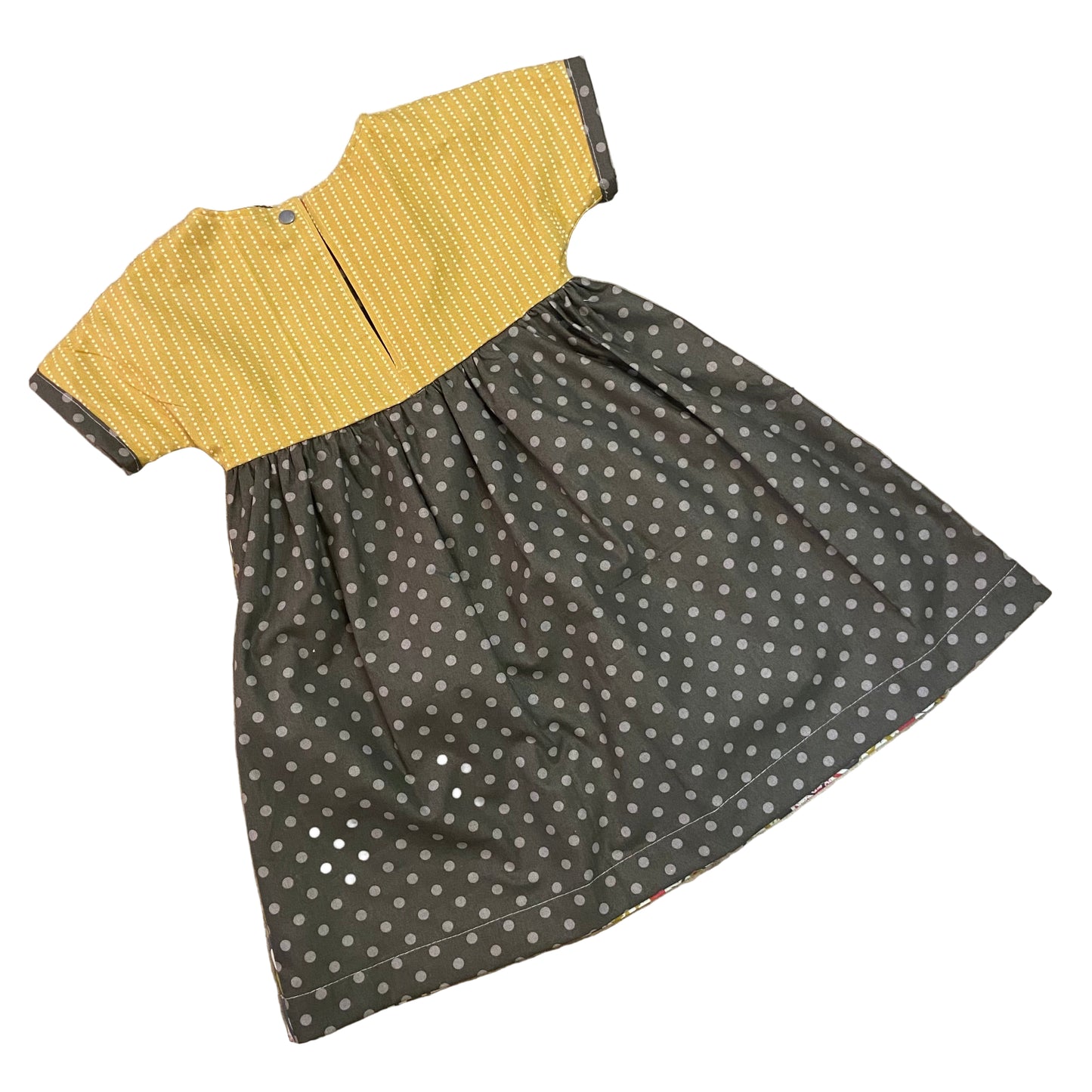 The Moxie Handmade Dress - Mustard Floral