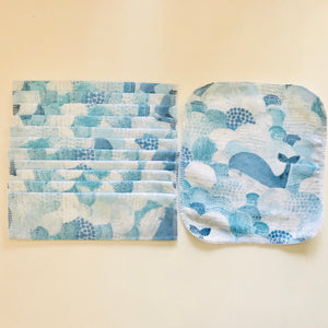 No Waste Reusable Baby Wipes  - pack of 12