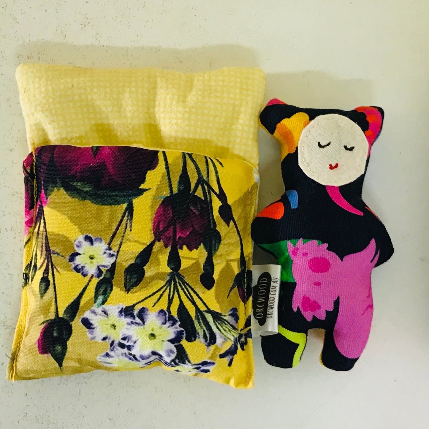 Handmade OOAK Mini Sleepy Bear with Sleeping Bag