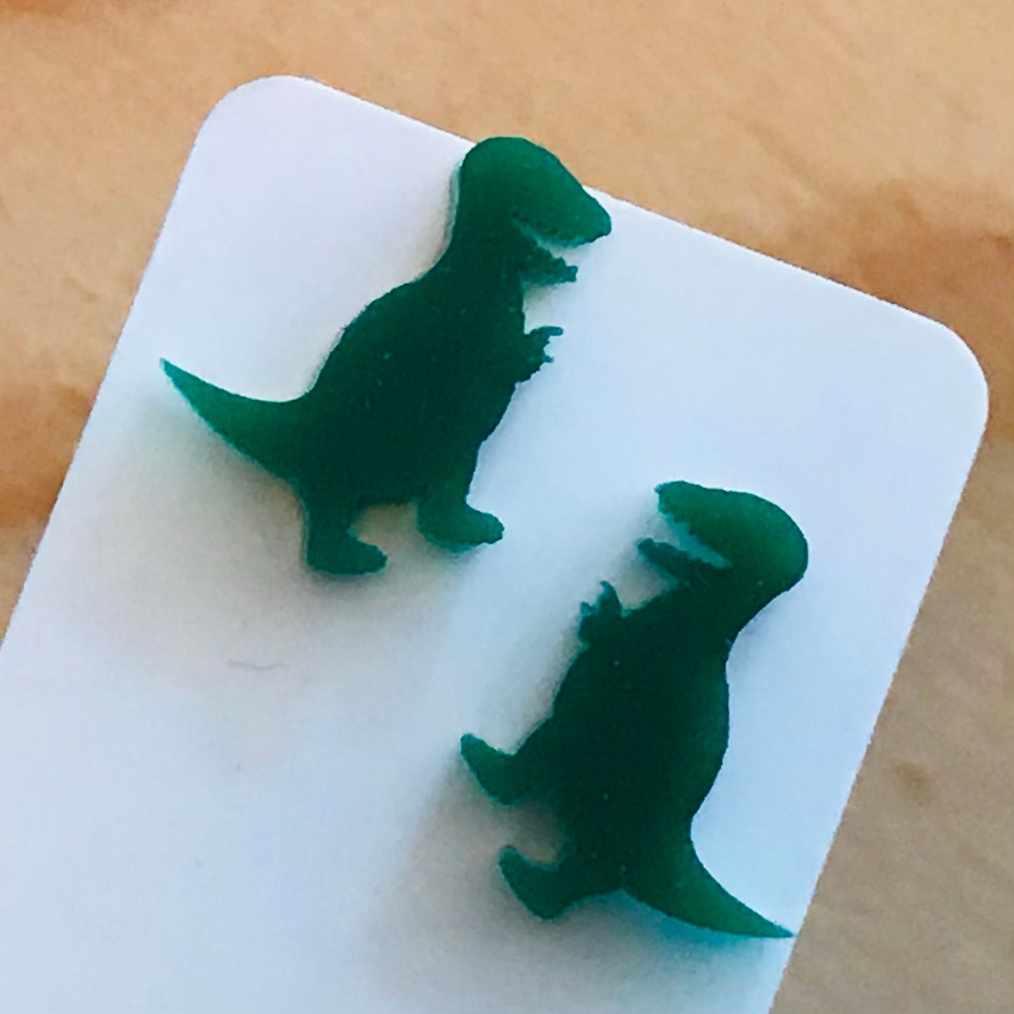 Novelty Studs Earrings - Graphic Acrylic