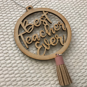 Christmas Decorations - BEST TEACHER EVER!