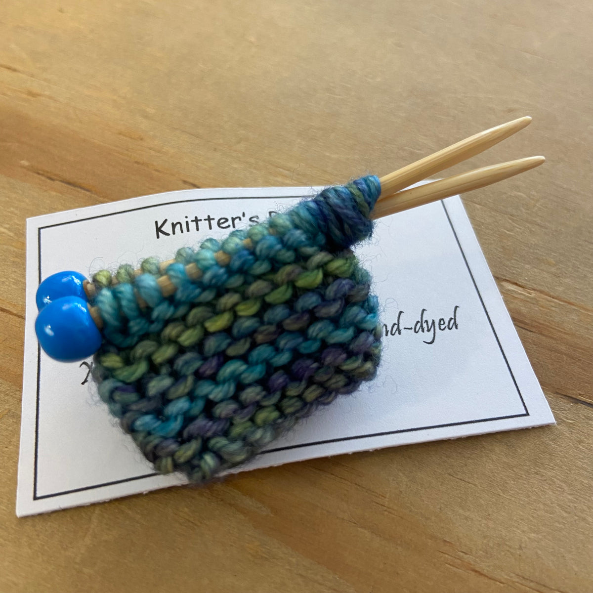 Handcrafted Knitter's Brooch