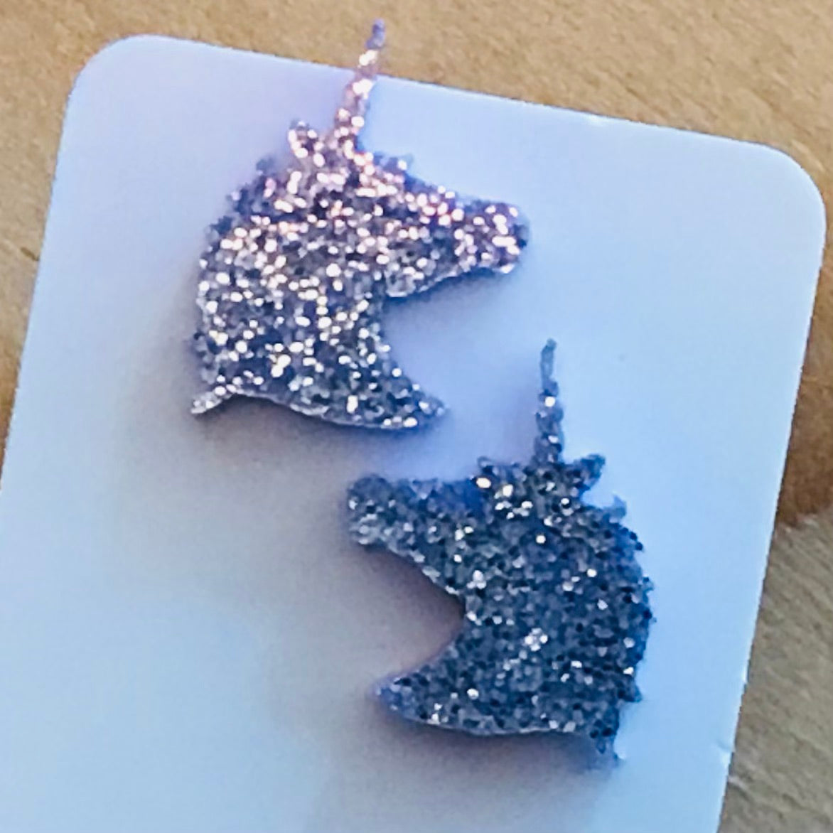 Novelty Studs Earrings - Graphic Acrylic