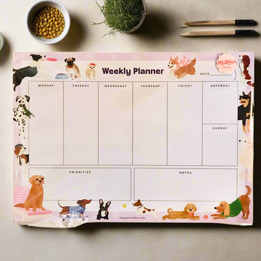 Weekly Meal Plan Notepad