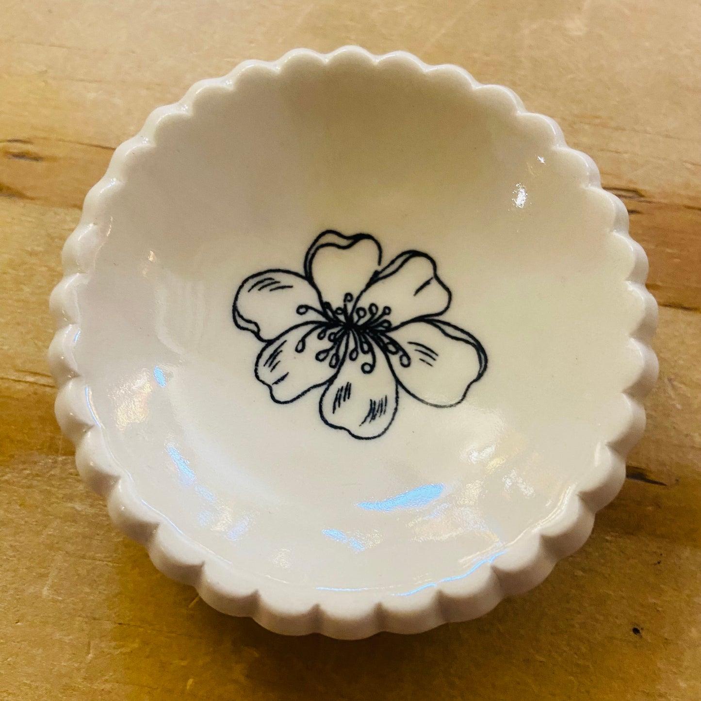 Handthrown Pottery Round Small Bowls & Trinket Dishes - Patterned & Coloured