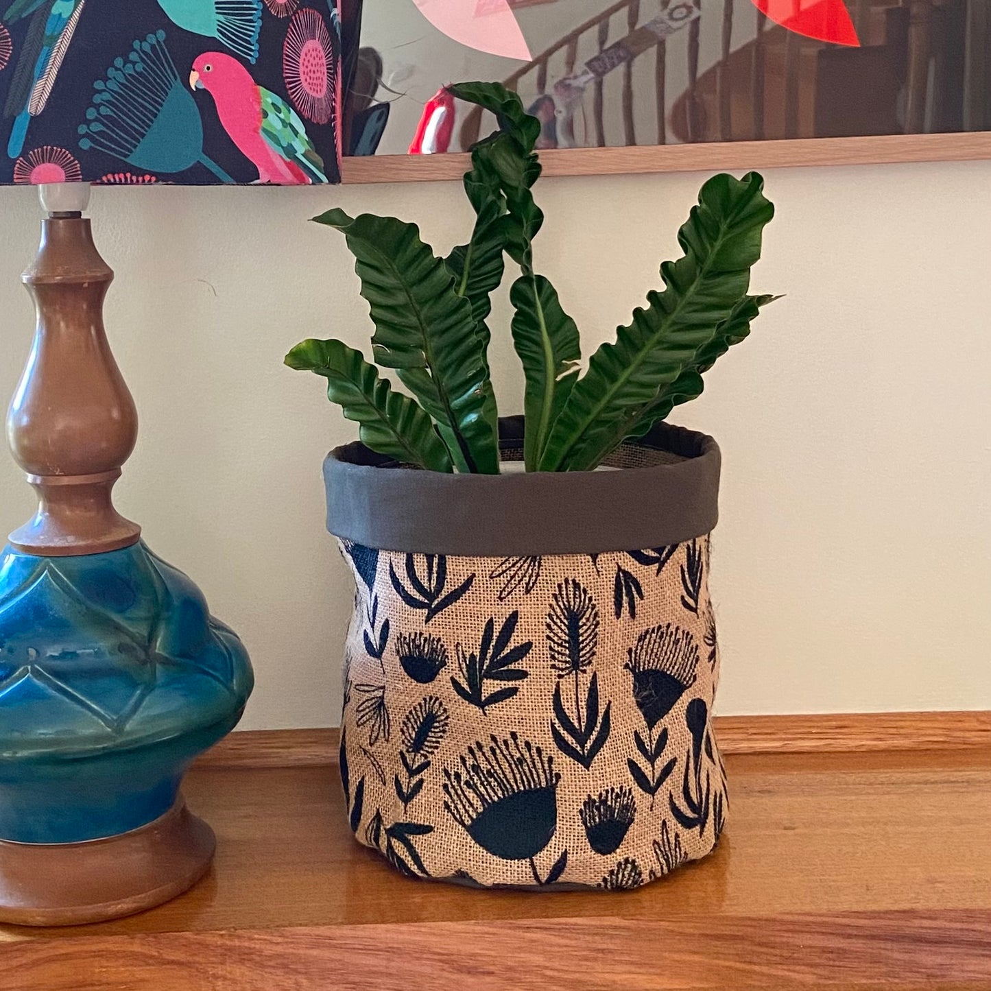 Fabric Pouch / Pot Plant Cover (medium)