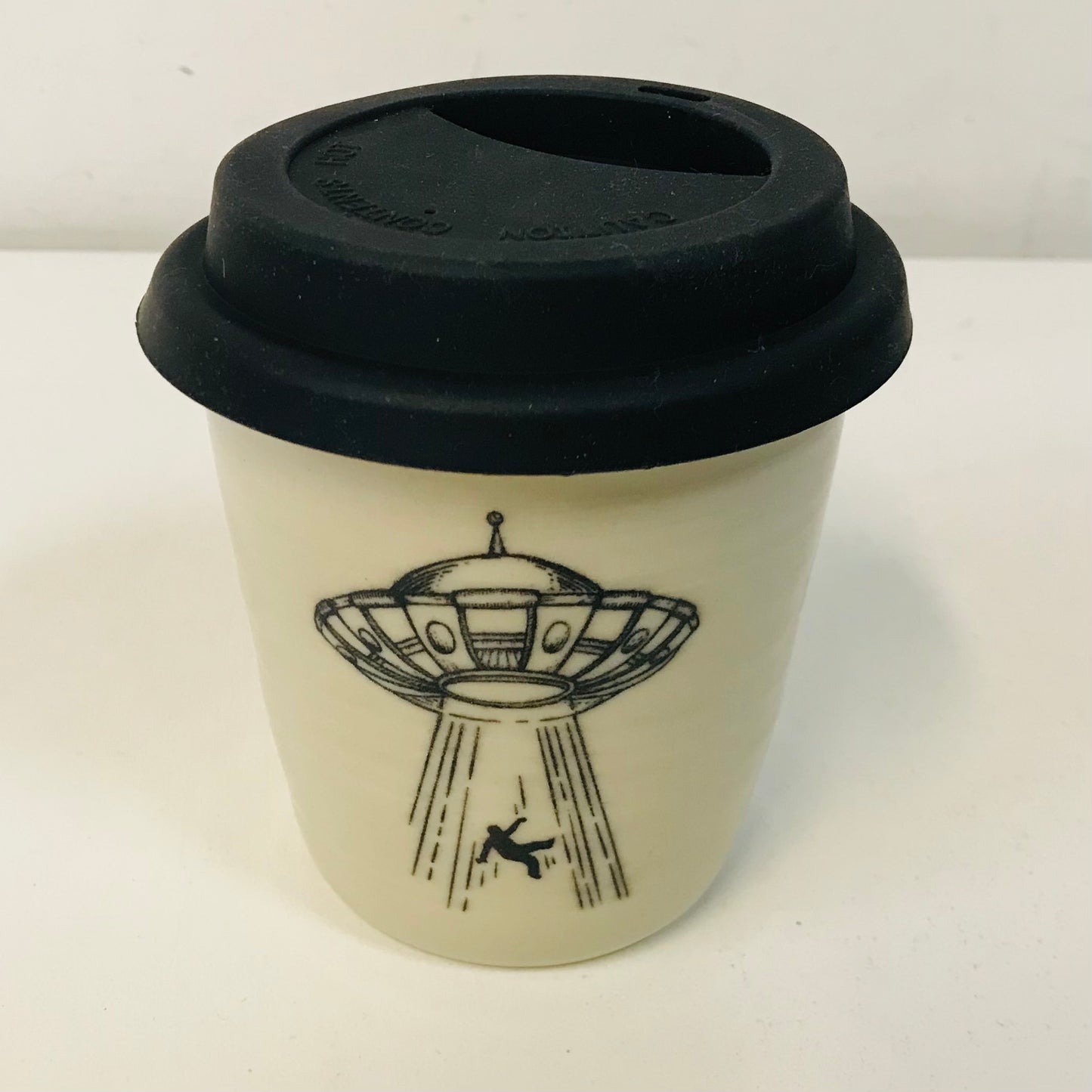 Handmade Travel Cup with Silicone Lid