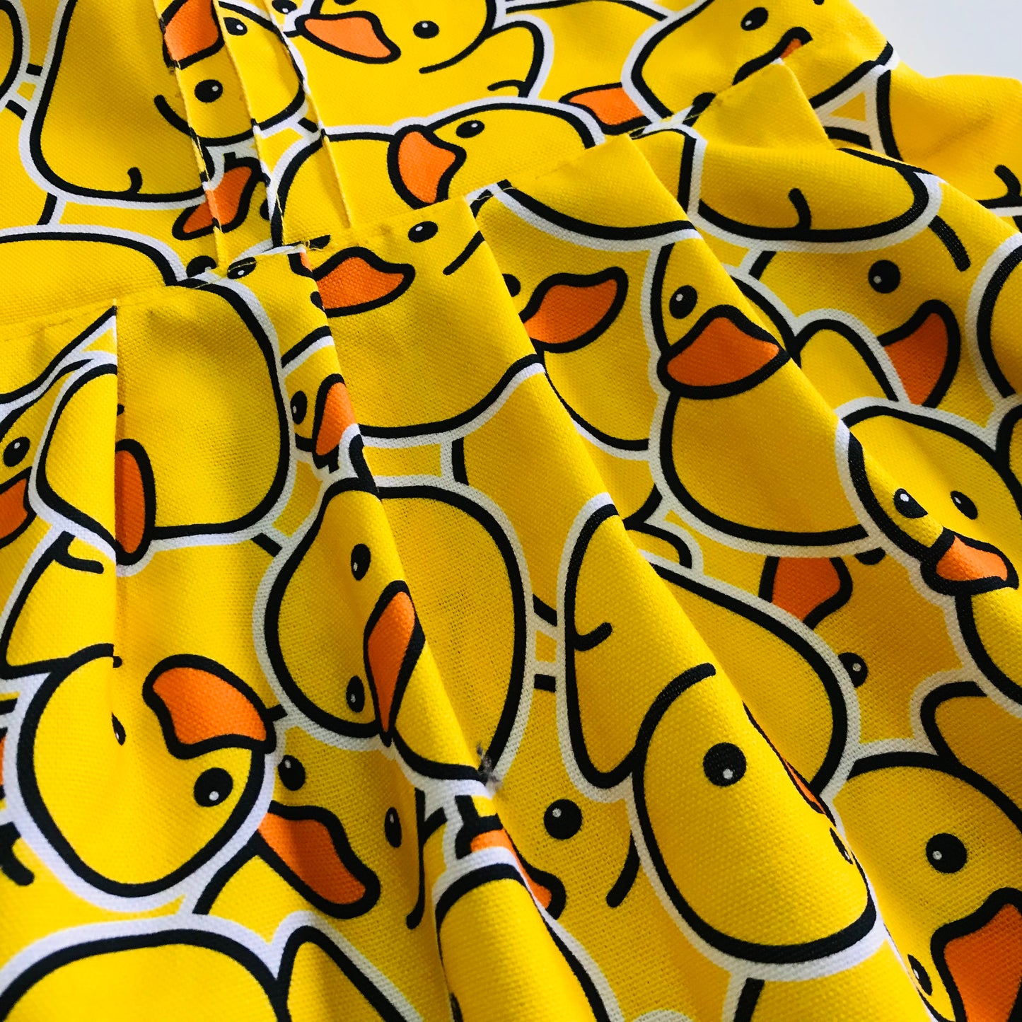 Girls empire handmade dress - Duckies