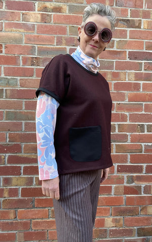 Women's Handmade Skivvi - Blue Blooms