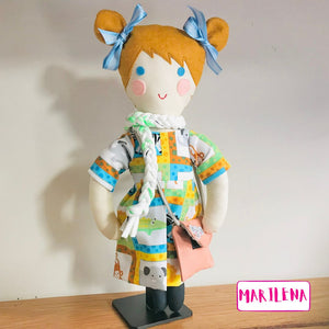 Handmade One-Of-A-Kind Best Friends Cloth Dolls