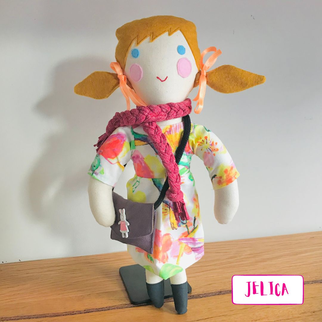 Handmade One-Of-A-Kind Best Friends Cloth Dolls