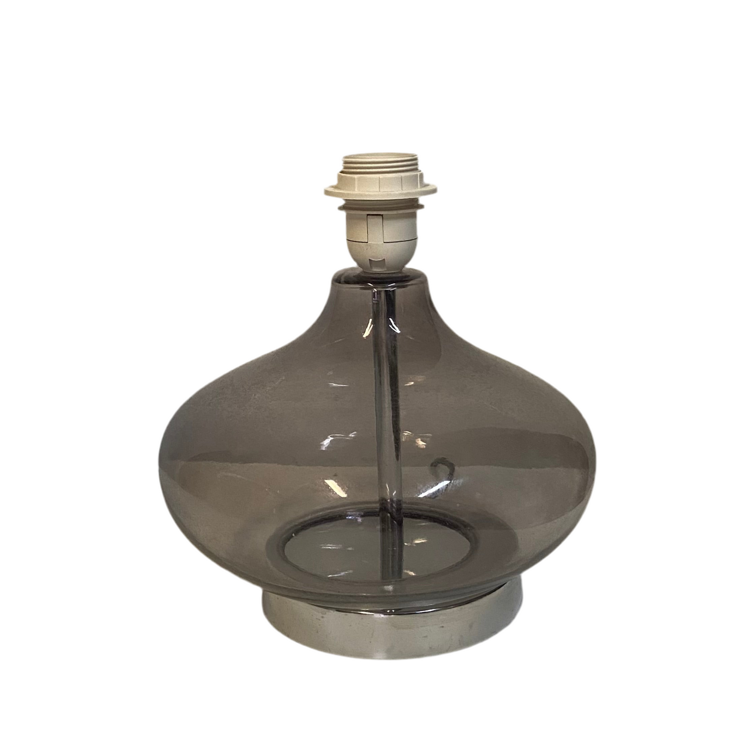 Lamp Base Only - Tinted Glass Table Lamp
