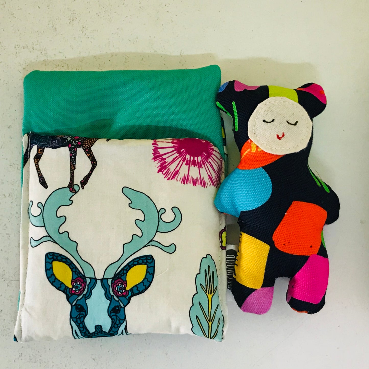 Handmade OOAK Mini Sleepy Bear with Sleeping Bag