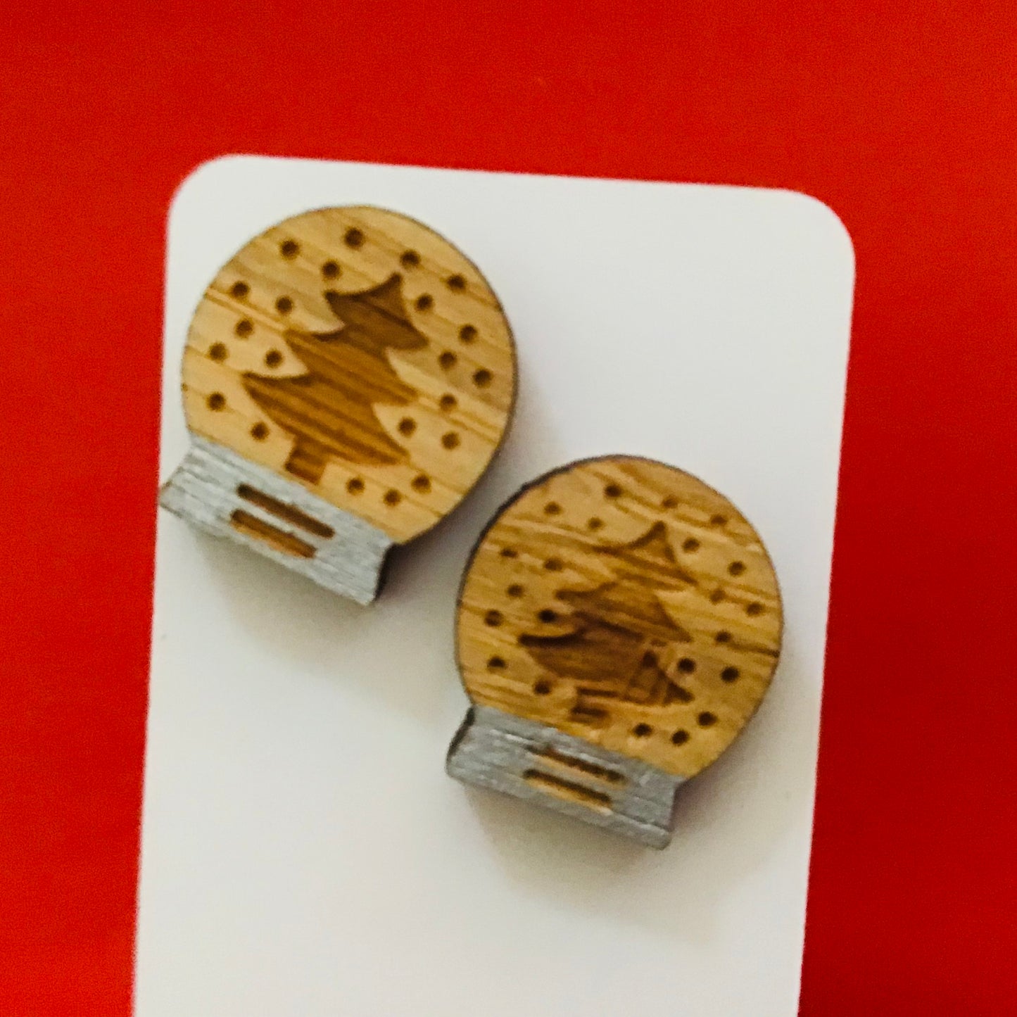 Novelty Studs Earrings - Christmas