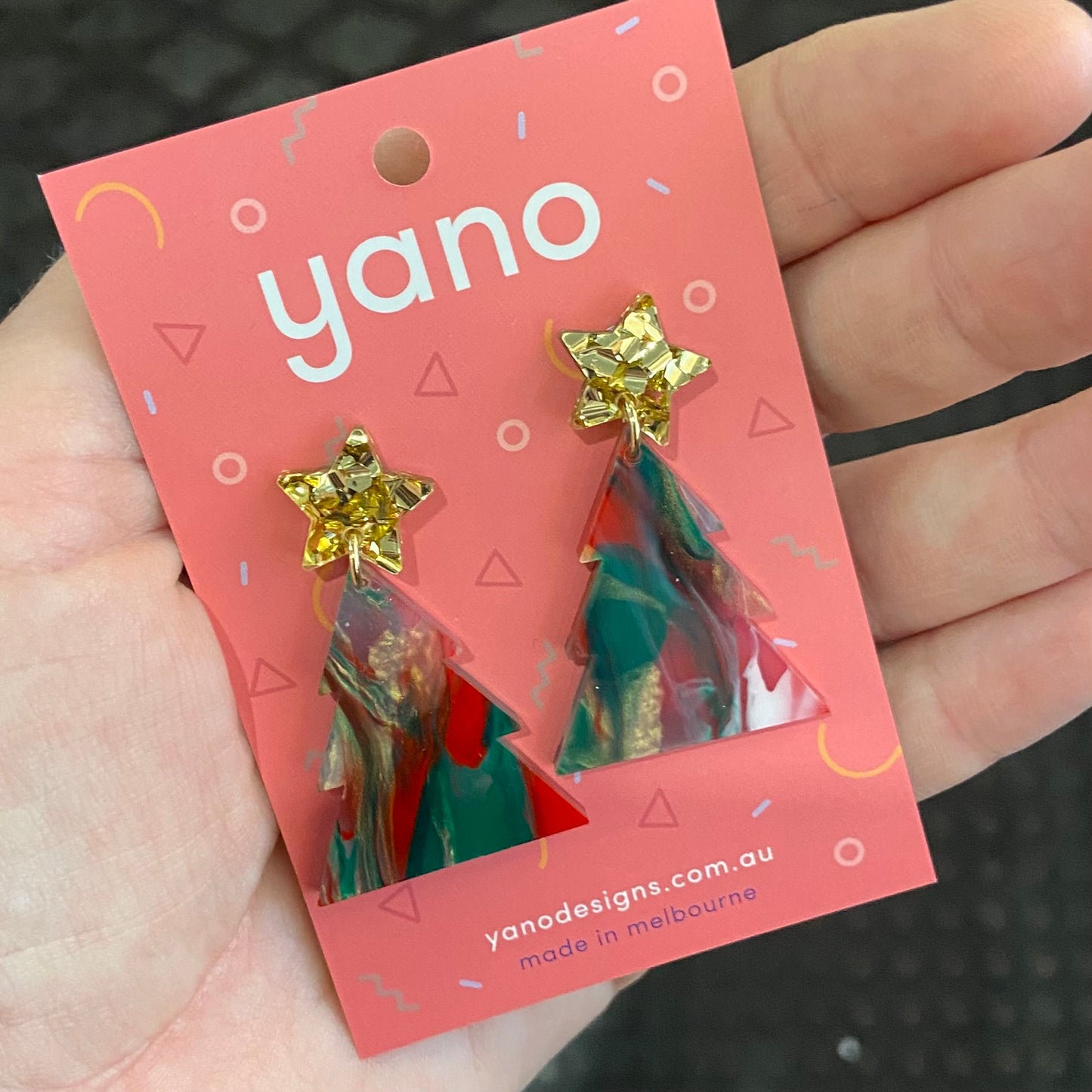 Christmas Tree Earrings