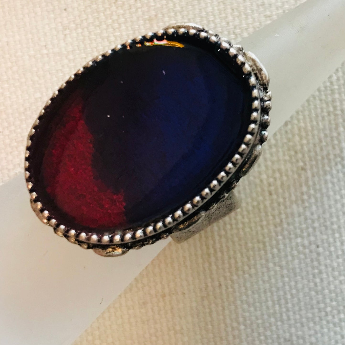Mixed Metal & Resin adjustable rings
