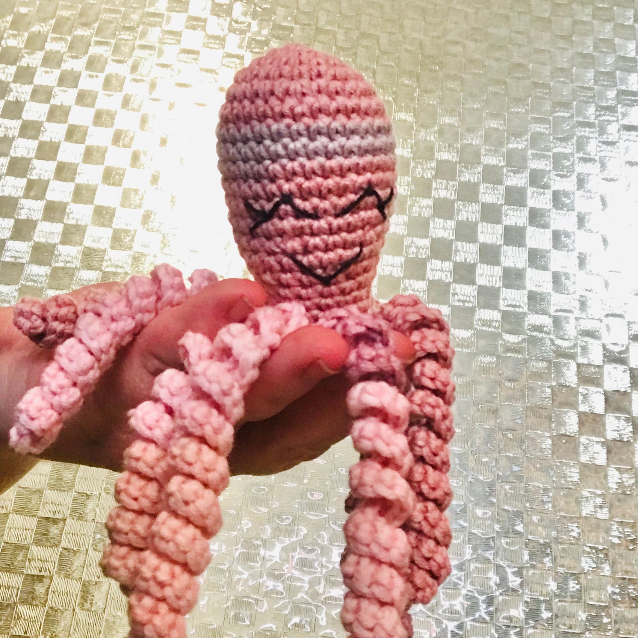 Octopus Crochet Toy - 100% cotton for Premmies & Newborns