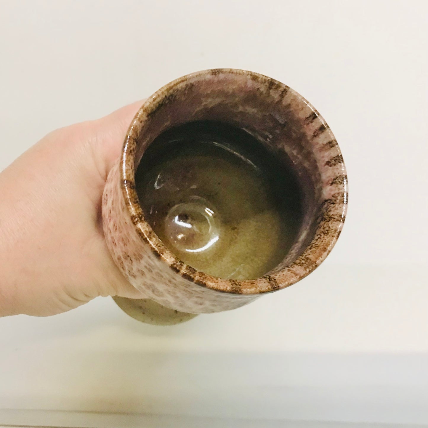 Handcrafted Pottery Wine Goblet - Roar Leopard (300mls)