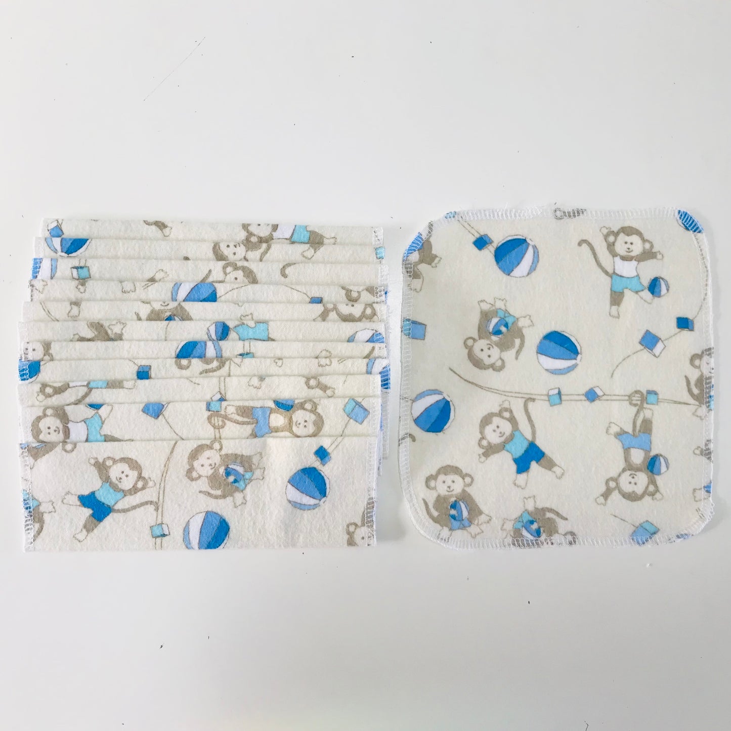 No Waste Reusable Baby Wipes  - pack of 12
