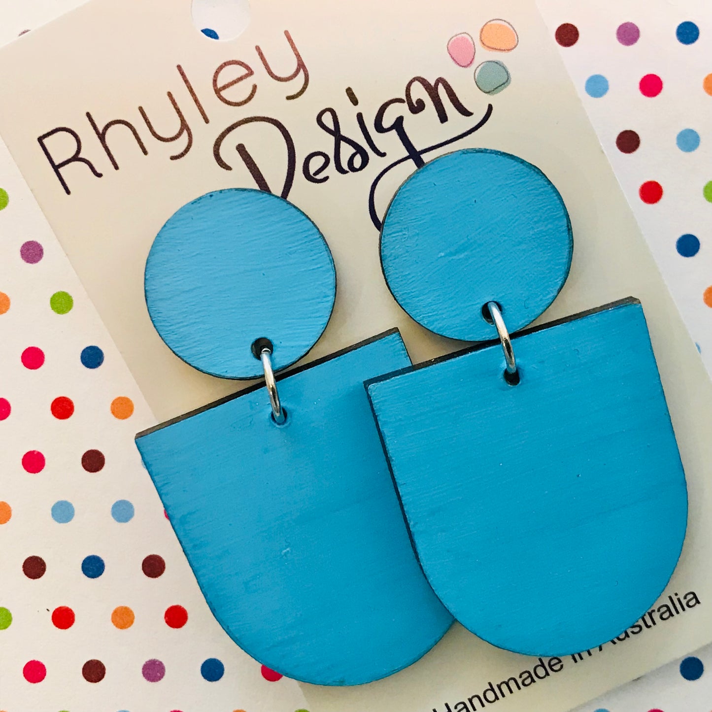 Twin Drop Statement Earrings