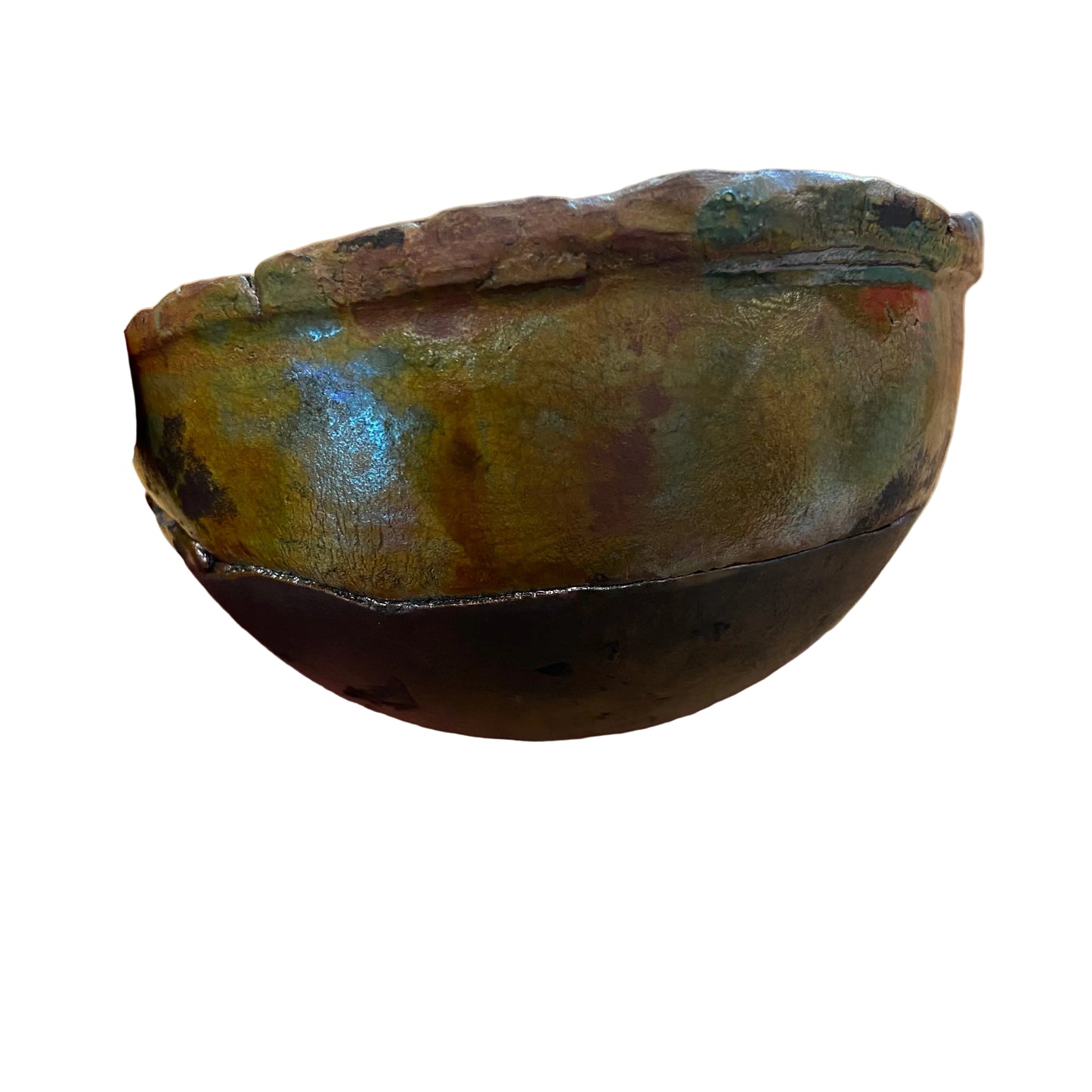 Raku Decorative Bowl - Lustre Glaze