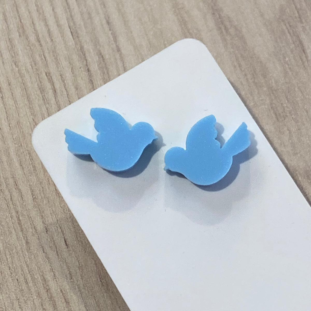 Novelty Studs Earrings - Graphic Acrylic