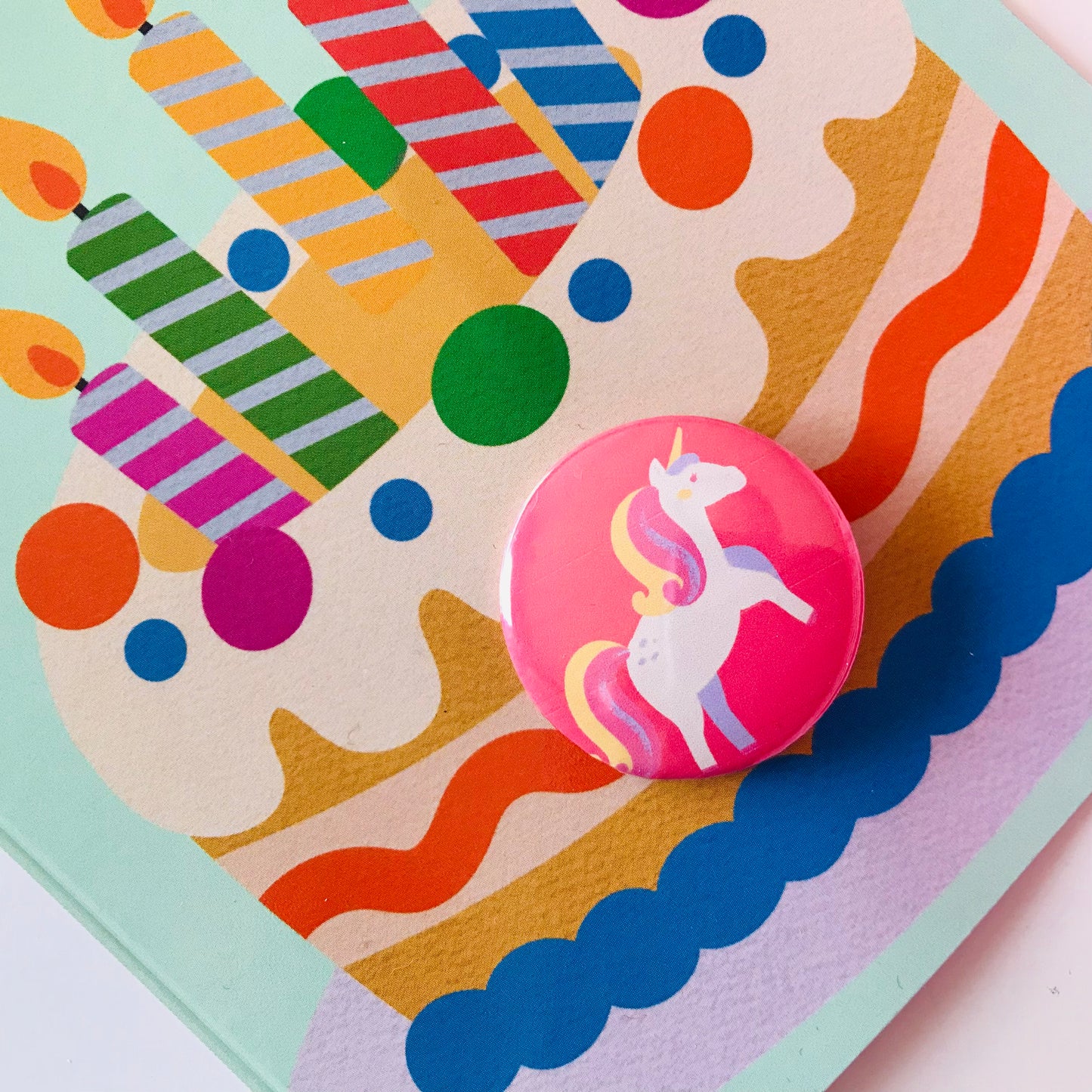 Badge Pin Birthday Cards