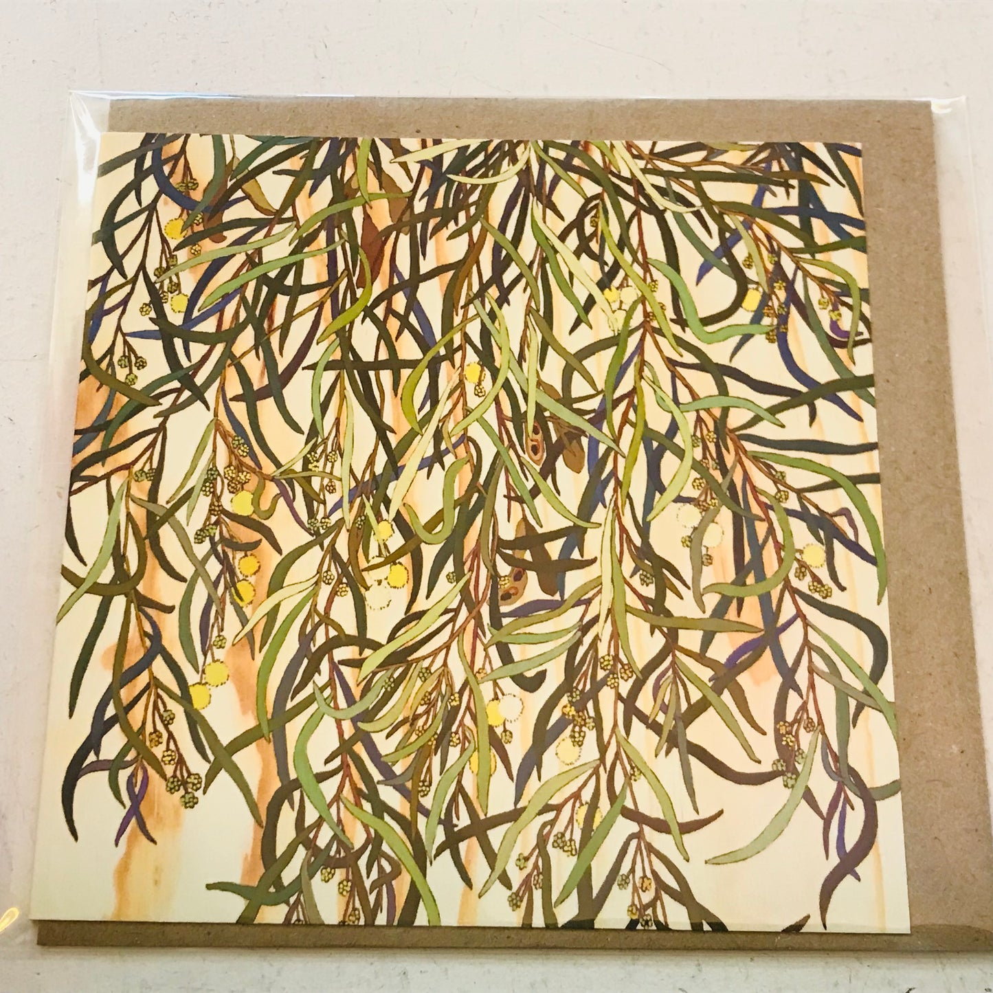 Flora Square Blank Greeting Cards