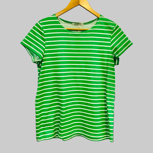 Women's Handmade Cotton Tee - Grassy