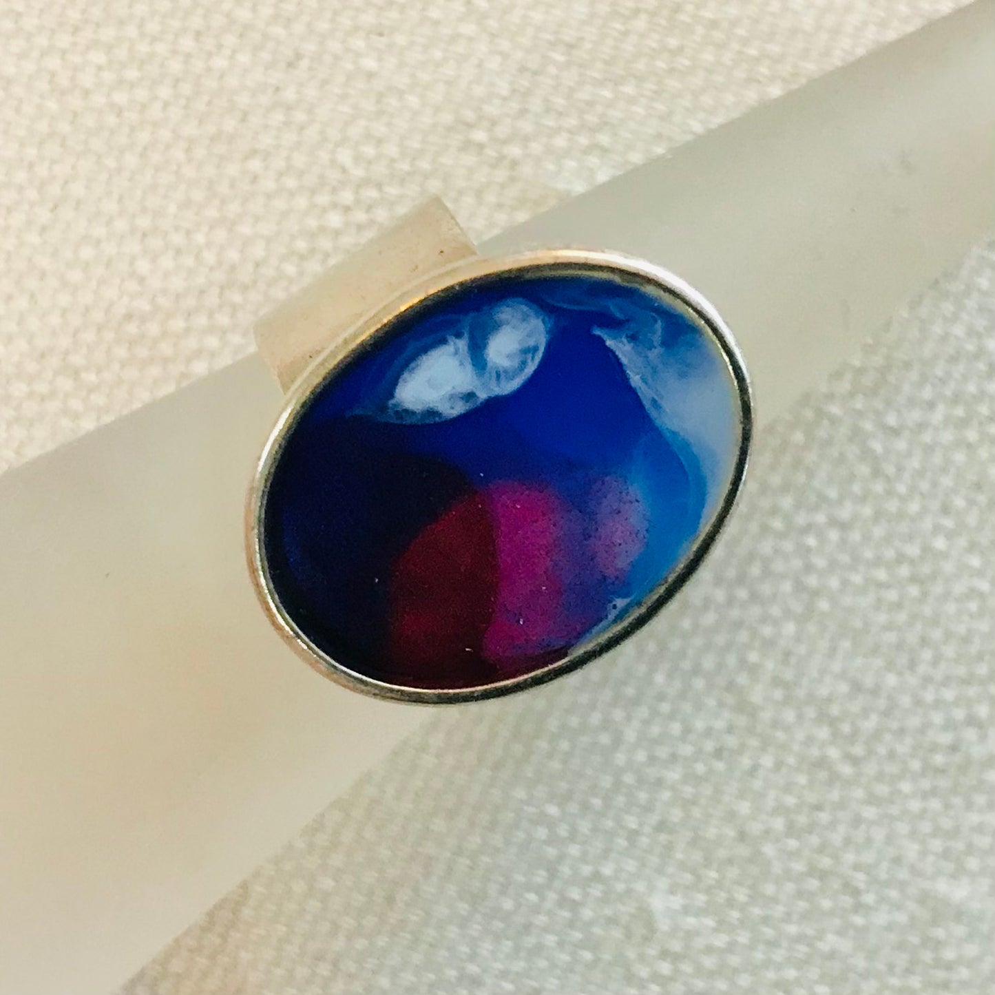 Mixed Metal & Resin adjustable rings