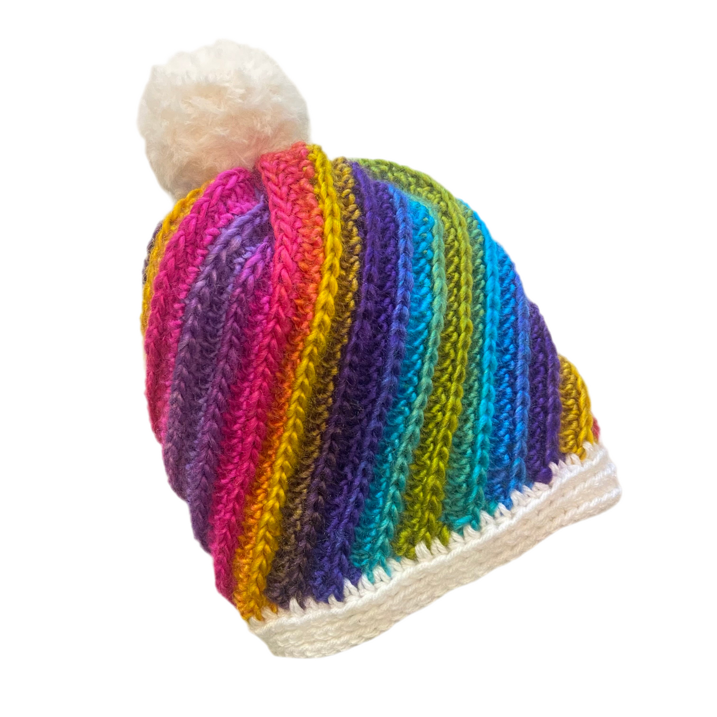 Crochet Wool Blend Beanies - various colours