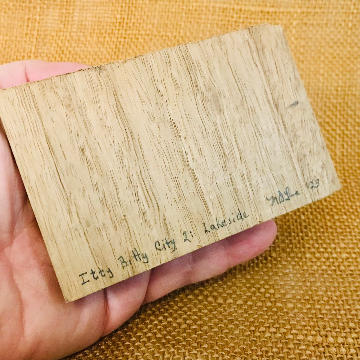 Found Object Sculpture - Itty Bitty City 2: Lakeside