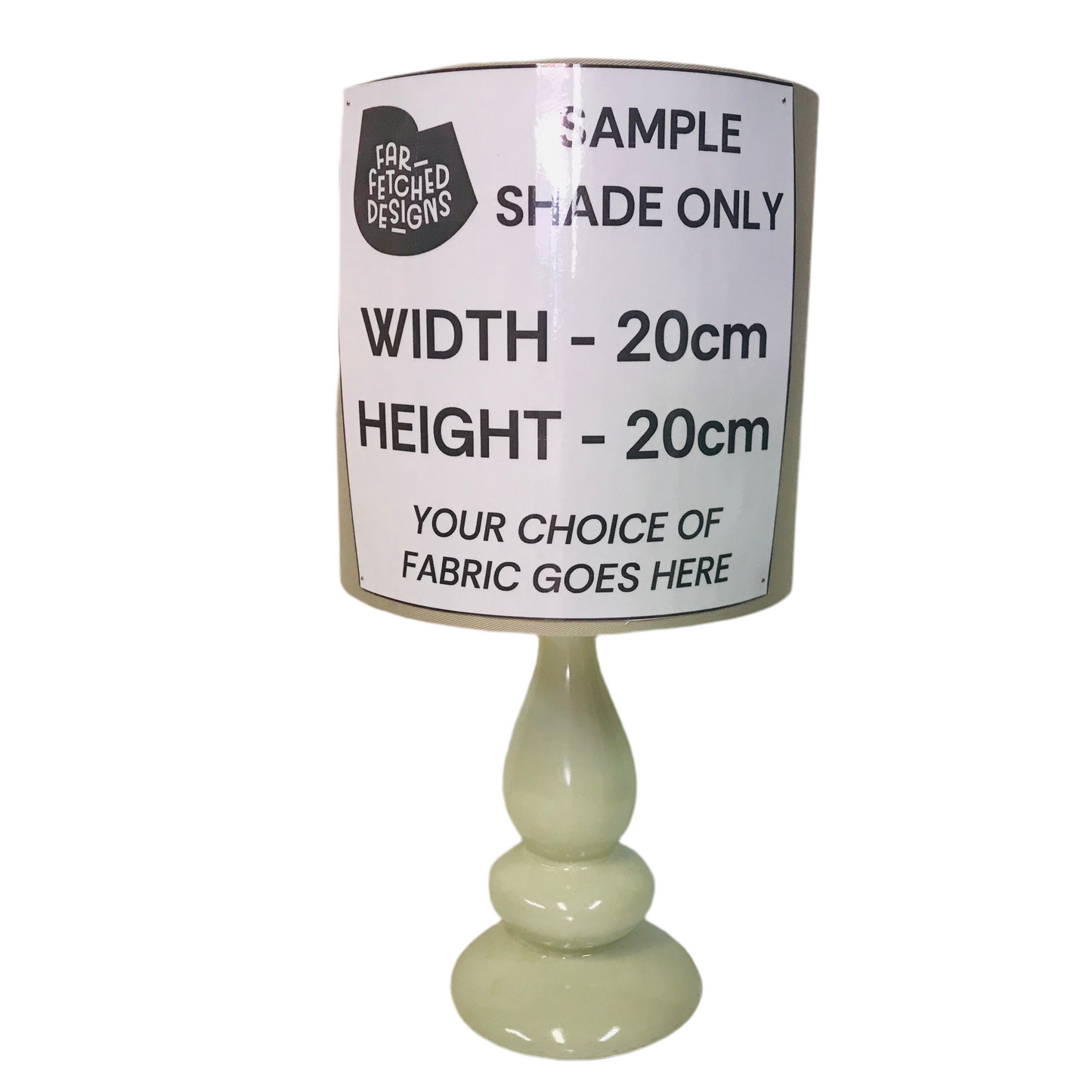 Lamp Base Only - Sage Small Genie Table Lamp