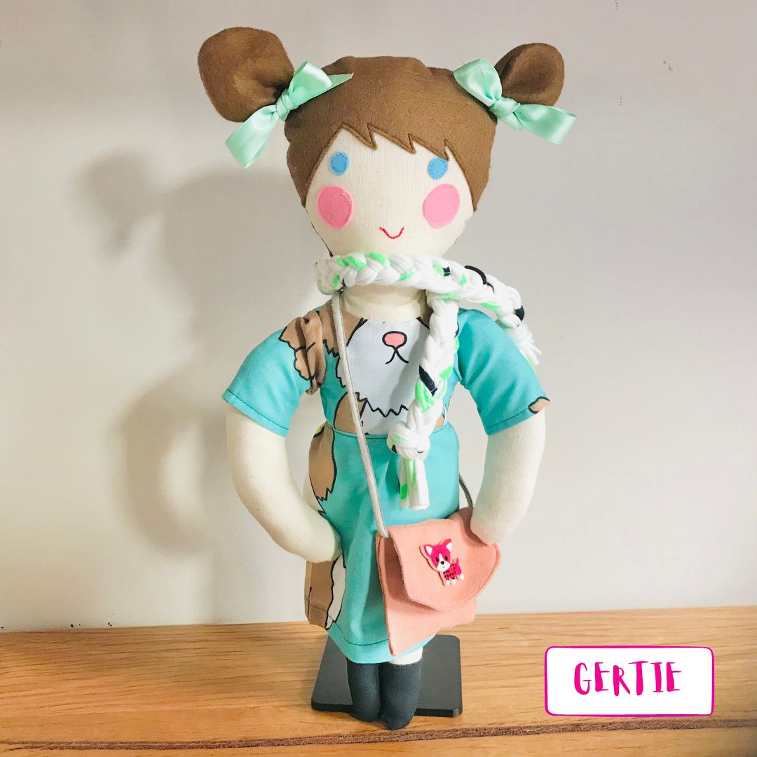 Handmade One-Of-A-Kind Best Friends Cloth Dolls