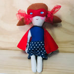 Handmade One-Of-A-Kind Superhero Cloth Doll