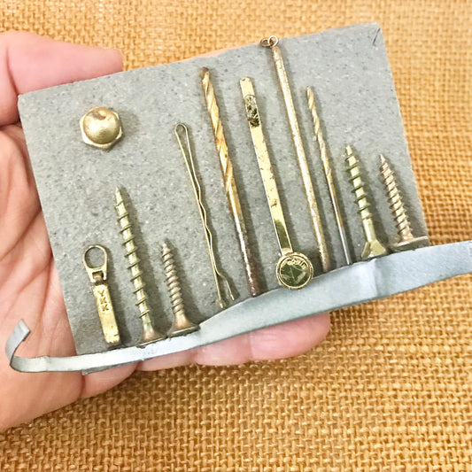 Found Object Sculpture - City of Gold 12: Rolling River