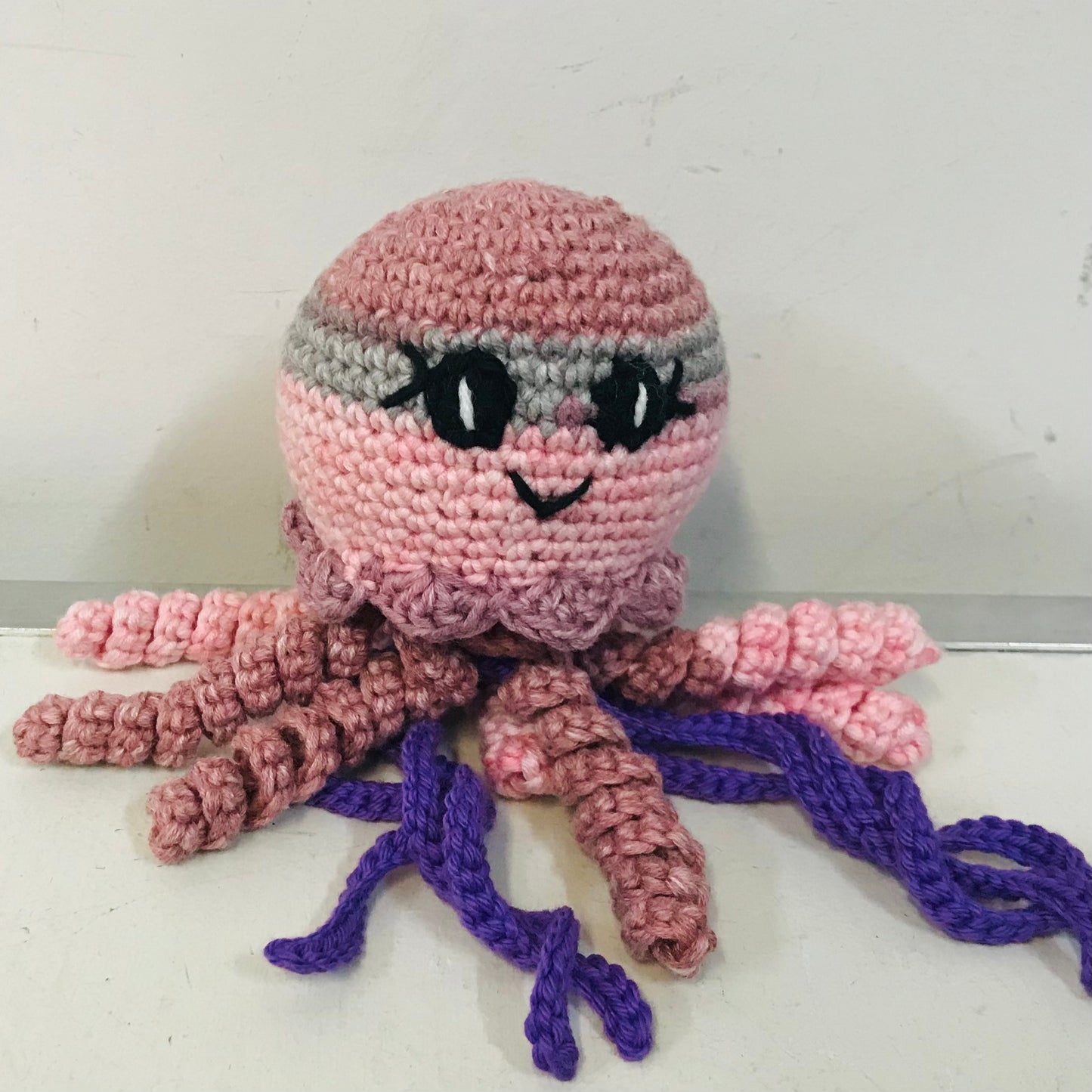 Octopus Crochet Toy - multi coloured