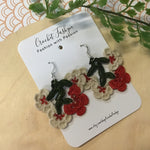 Handcrafted Crochet Earrings - Bunch of Flowers