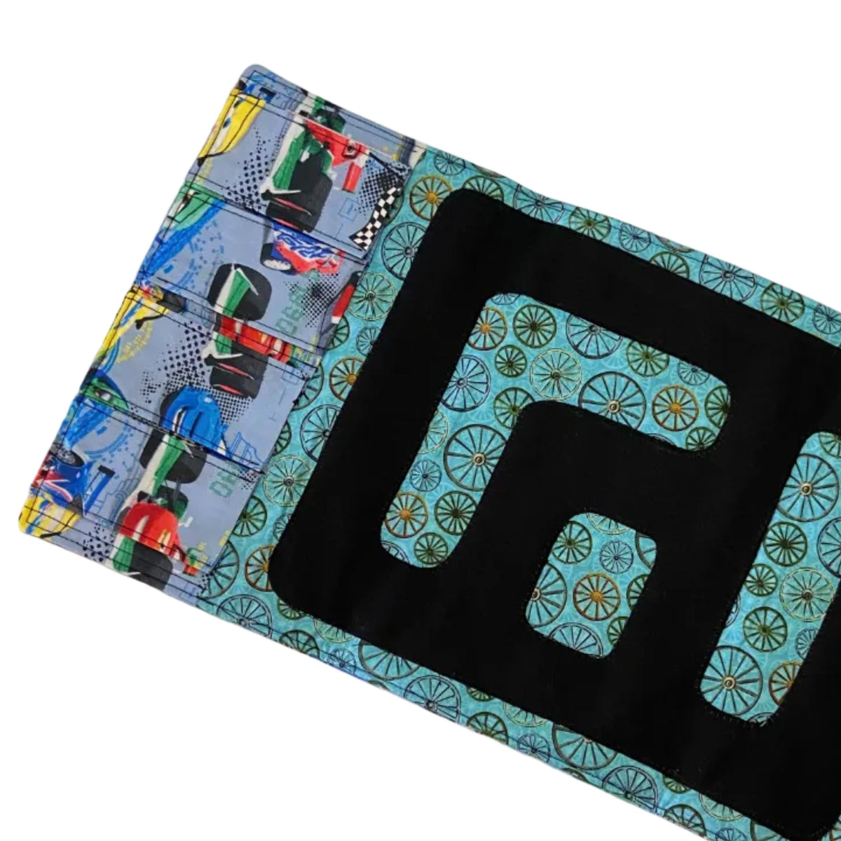Handmade Fabric Toy Car Travel Roll Wallet