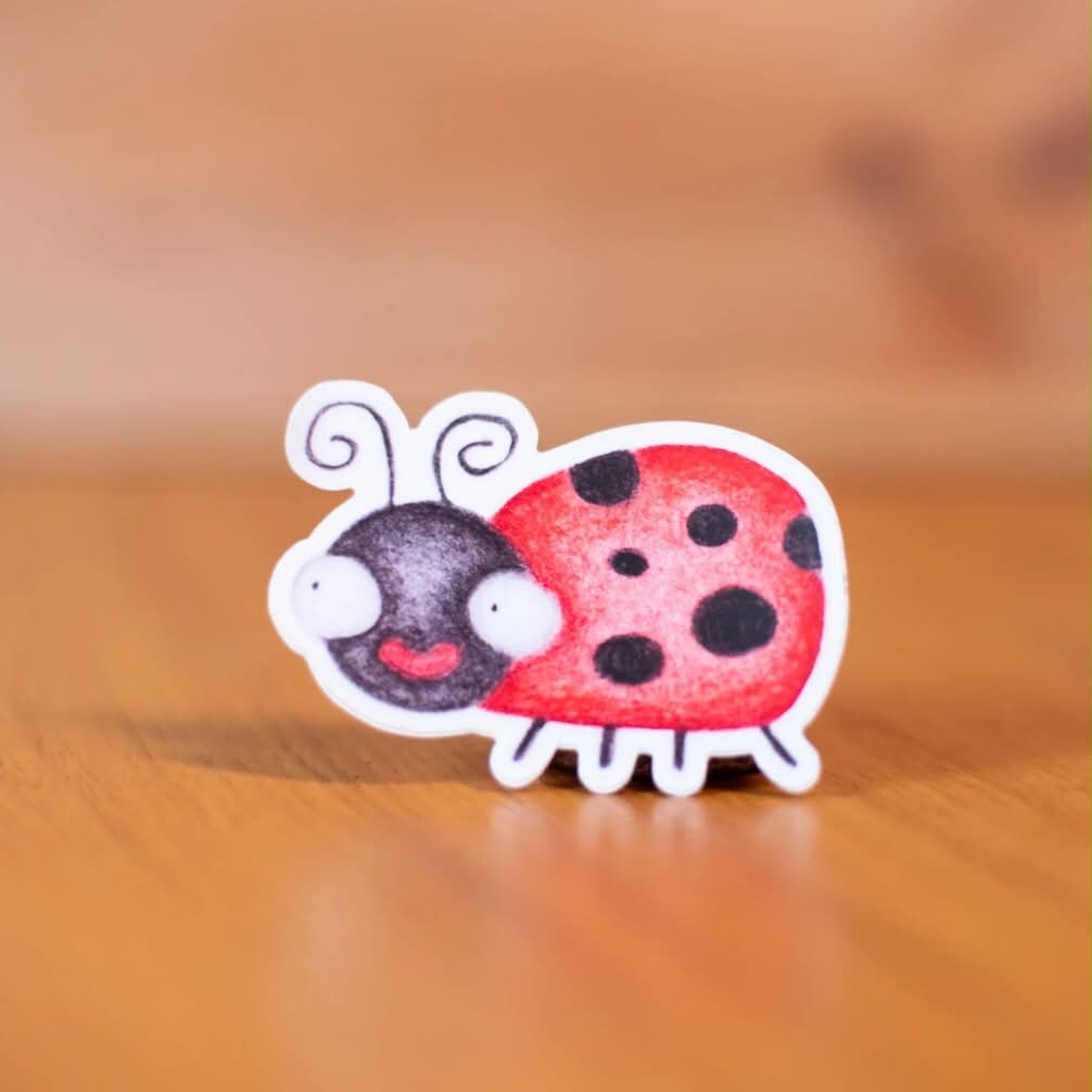 Original Illustration Die Cut Vinyl Stickers